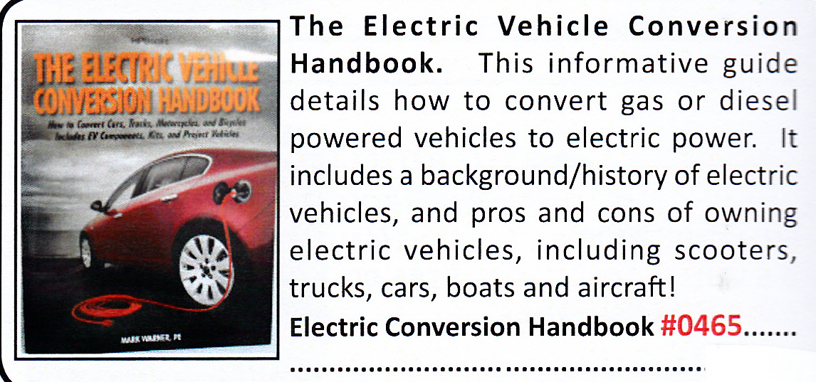  0465 / The Electric Vehicle Conversion Handbook 0465
